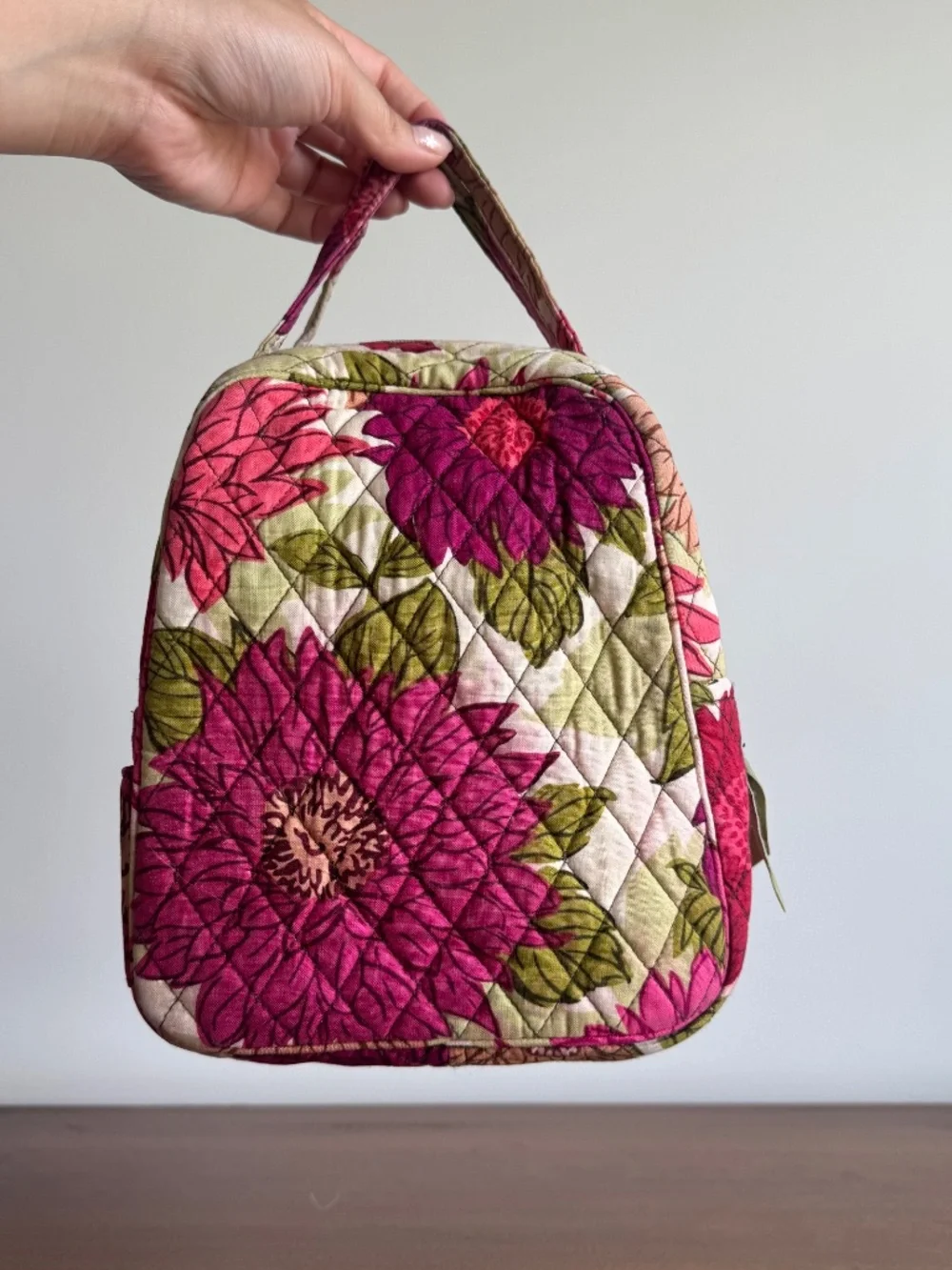 Vera Bradley Hello Dahlia Fall 2010 Retired Pattern Insulated Lunch Bag